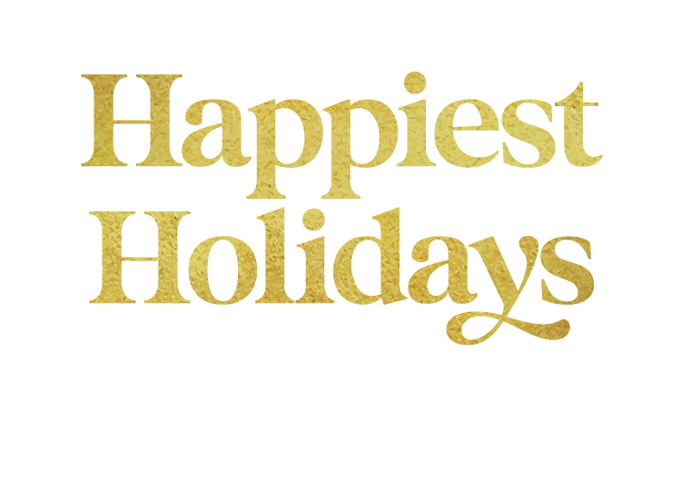 Cheers to the Happiest Holidays - celebrate with our favorite wines